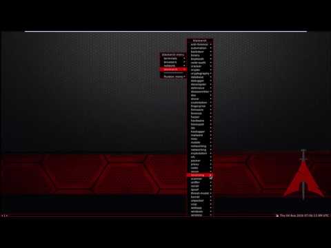 How to find email address in Black Arch