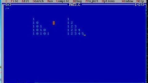 [3]Pattern Practical in TurboC, Very deep & practical concept in Youtube|by Abhishek Sinha