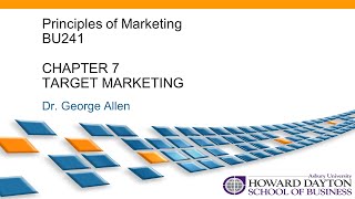 MKT 241 CHAPTER 7