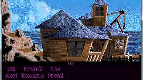 Monkey Island - Mêlée Island by day - using Scummv Editor