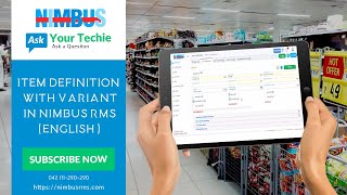 How to Create Sizes & Colors of New Items- Nimbus Retail Software