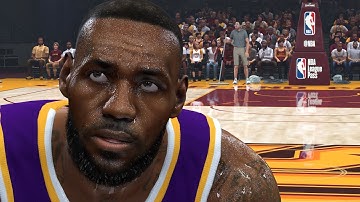 Lebron James realistic cyberface and body/mix game highlights! (NBA2K20 PC)