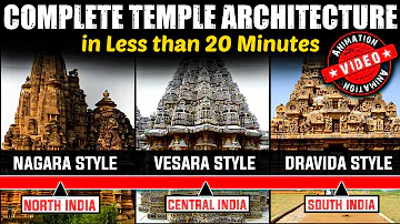 Temple Architecture | Nagara Style | Dravida or Southern Style | Art & Culture | OnlyIAS