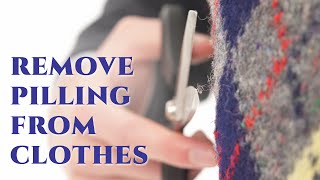 ASTUCE comment enlever les bouloches - Best Way to Remove Pilling From  Clothing 