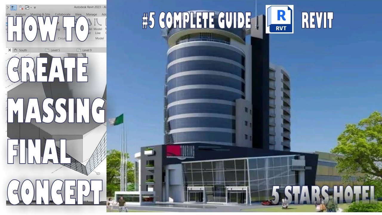 #5HT HOW TO CREATE MASSING FINAL CONCEPT AUSTRALIA HOTEL DESIGN ...