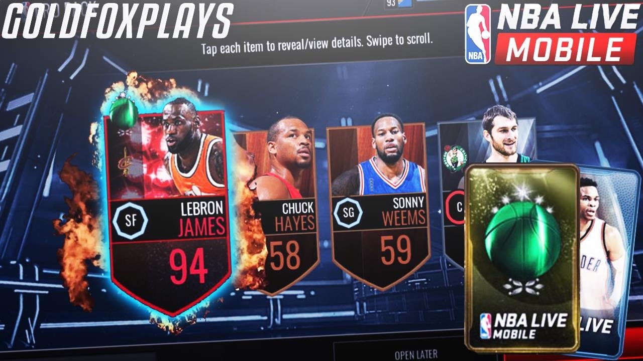 NBA Live Mobile RIPPING Tons Of TOTW And Pro Packs!! INSANE 94 TOTW LeBron James!!