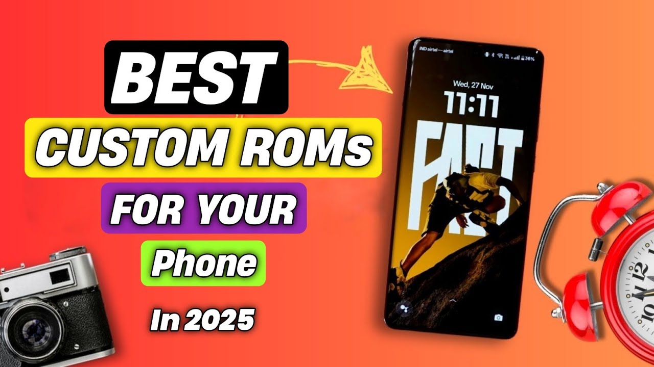 Rom Cover Customize The Best Android Custom ROMs (2025) | Top 5 Custom ROMS Of 2025 - YouTube