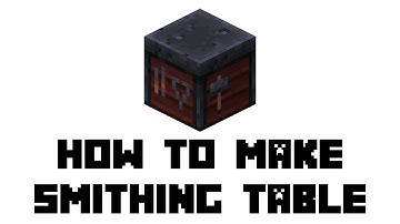 Minecraft Survival: How to Make Smithing Table