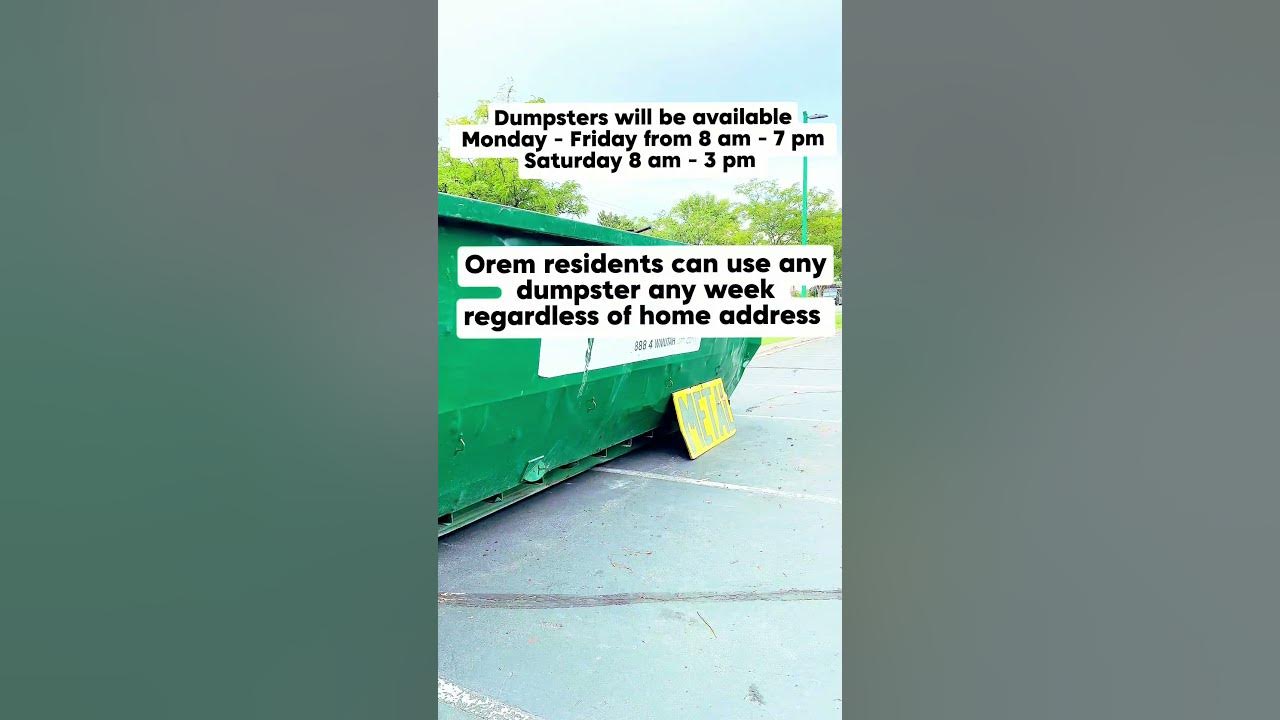 Orem Spring CleanUp 2024 YouTube