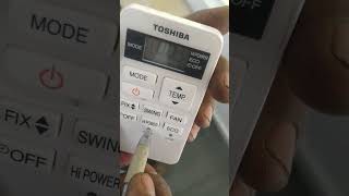 Toshiba AC remote error code in hindi. How to check error code in AC?