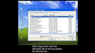 How To Edit Your Startup In Windows XP - How To Edit MSCONFIG