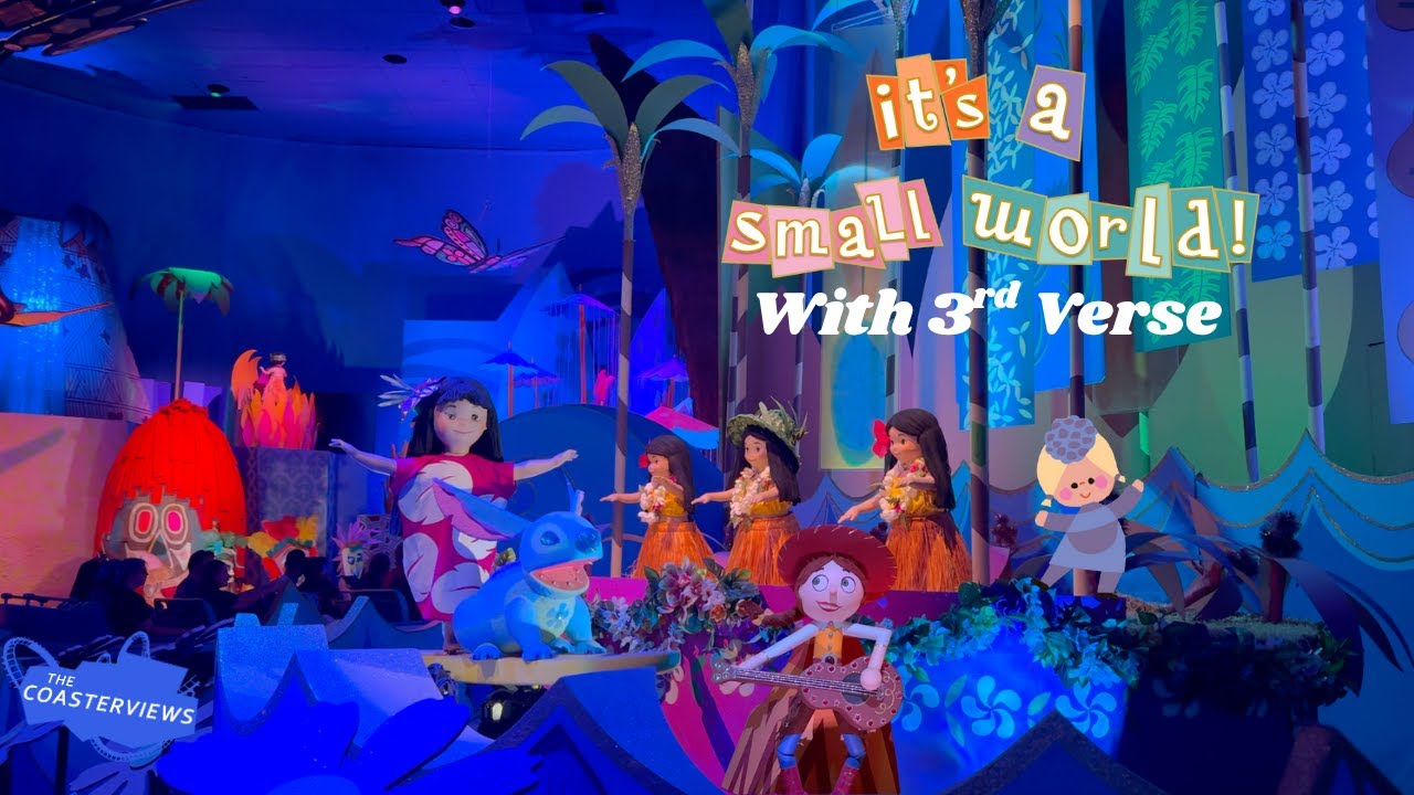 "it's a small world" - Disneyland - 2025 [4K-60 POV] Hear the 3rd Verse!