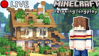 Minecraft Longplay LIVE (With Commentary) | Finishing the Sawmill!