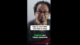 Jake E. Lee's Signature Guitar Techniques #shorts #jakeelee #ozzy