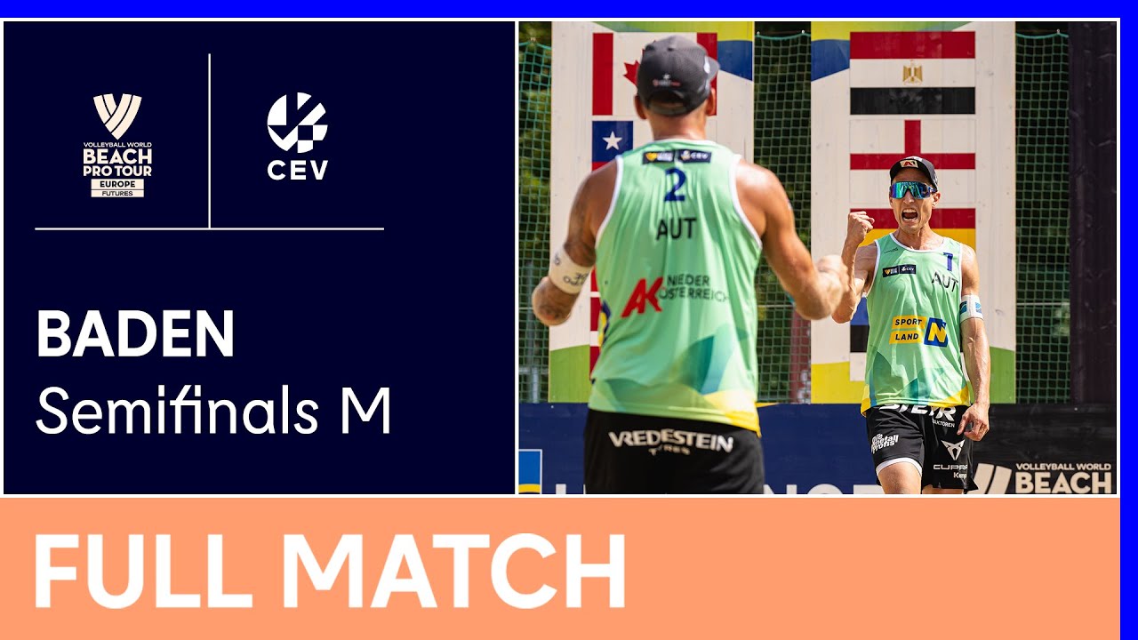 Full Match 2022 Volleyball World Beach Pro Tour Futures Baden