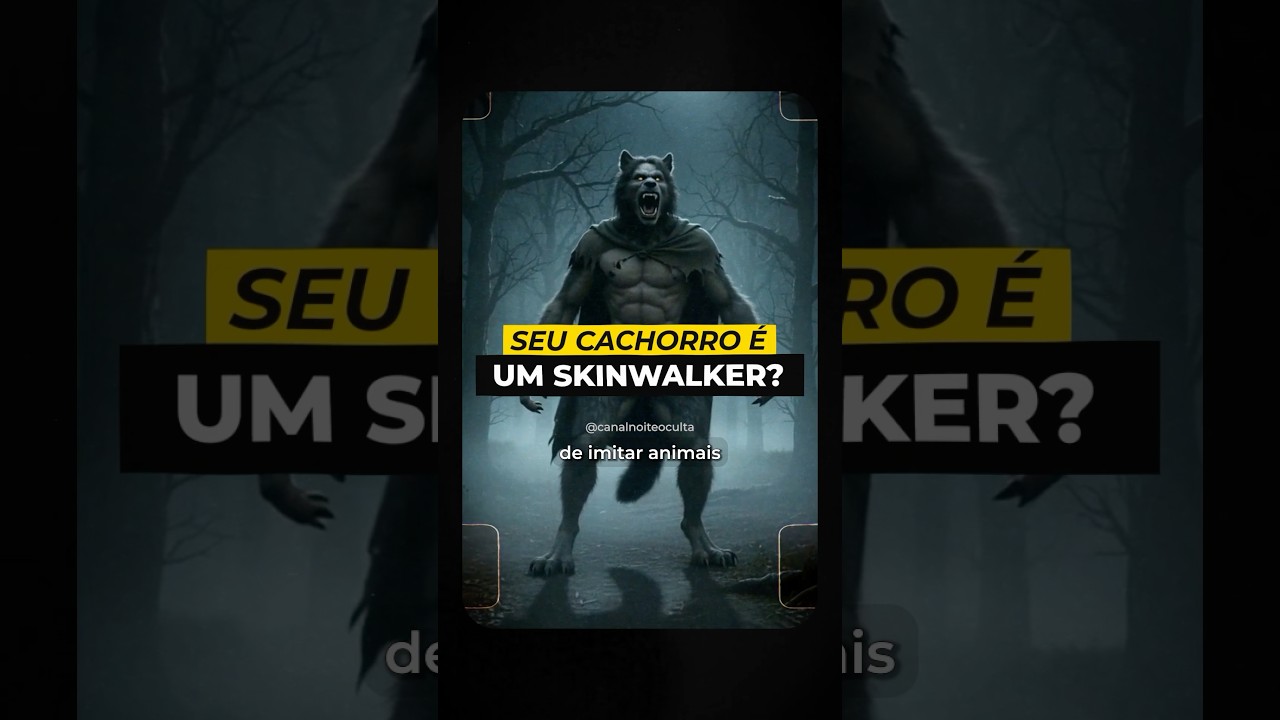 NÃO É UM CACHORRO, fuja. #skinwalker #dark #terror #scary #creepy #horror #lendas #fy #fyp #viral
