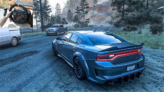 Dodge Charger SRT Hellcat Redeye (Fast & Furious) - Forza Horizon 5 | Steering Wheel Gameplay