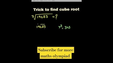 Cube root trick | class 8 maths |  cube root
