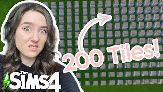 Can I build a house out of 200 tiny tiles