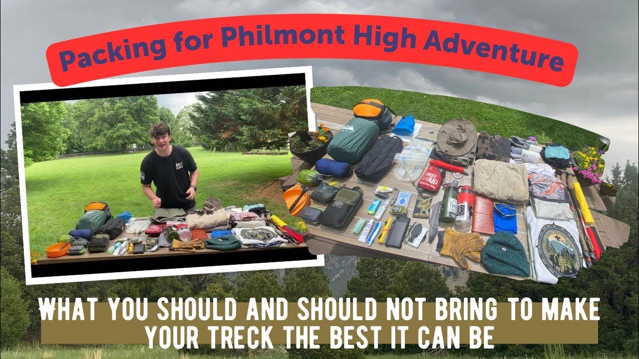 Packing For Philmont High Adventure YouTube