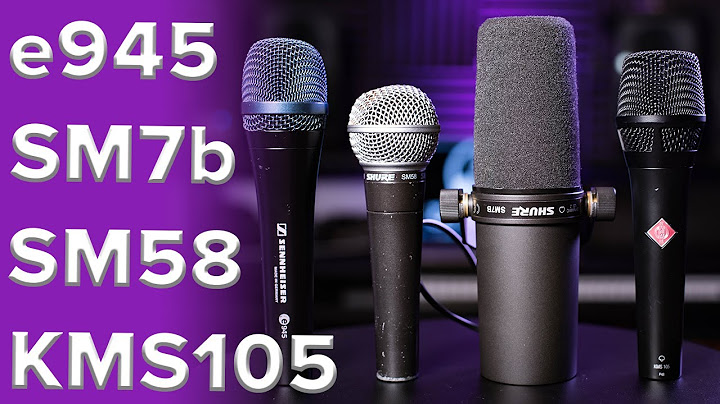 BEST DYNAMIC STUDIO MICROPHONE: Vocal Mic Shootout, Shure, Neumann, Sennheiser