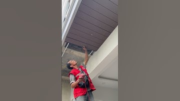 Ốp trần ban công gỗ nhựa cực đẹp