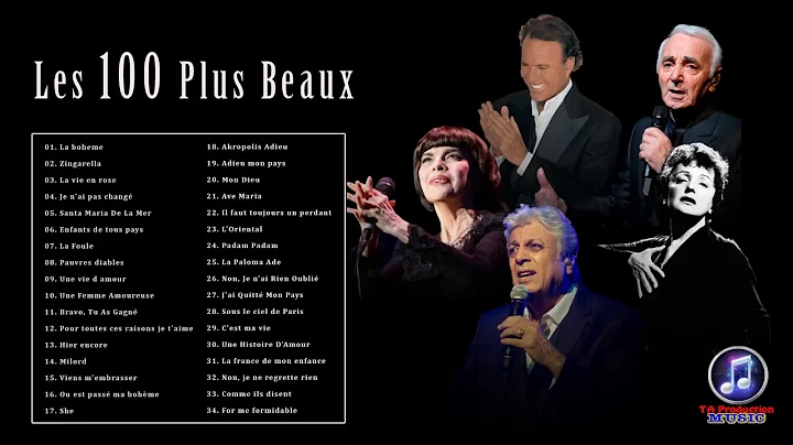 Charles Aznavour,Edith Piaf,Mireille Mathieu,Julio...
