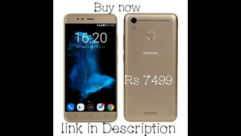 InFocus Turbo 5 ( 5000mAH Battery, 32GB, Advance Fingerprint, Glittering Gold)