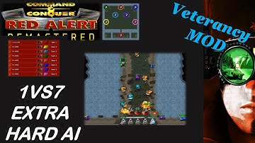 /Command & Conquer Red Alert Remastered/ (Skirmish) 1VS7 EXTRA HARD AI  I 1v7 Training Map 01 I