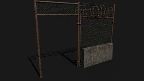 Creating Fence 3ds max Substance painter tutorial part-2