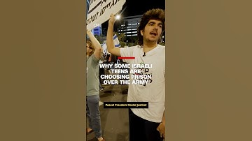 Why some Israeli teens are choosing prison over the army