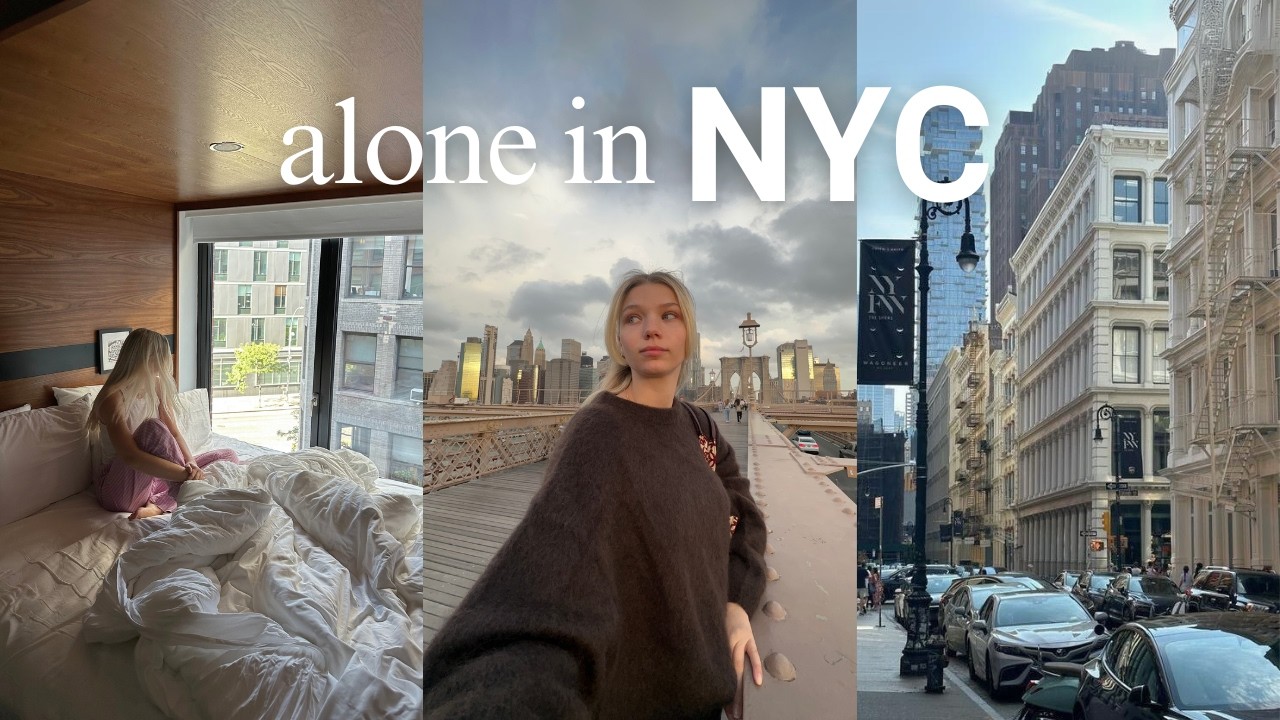 I traveled alone to NEW YORK CITY 🌇 | what i eat, activities & shopping
