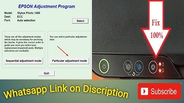 Epson L3110 Red Light Blinking Solution