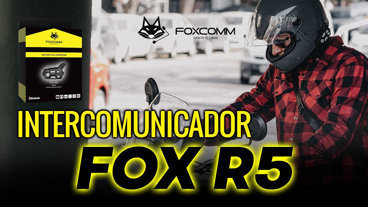 Msw Fox R5 Foxcomm | Intercomunicador Fox R5 - YouTube