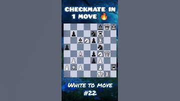 CHECKMATE IN 1 MOVE - #22 #chess #checkmate #chesspuzzle