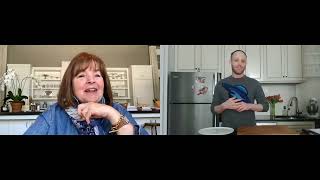 Cooking with Ina Garten and Trent from @storeboughtisfine