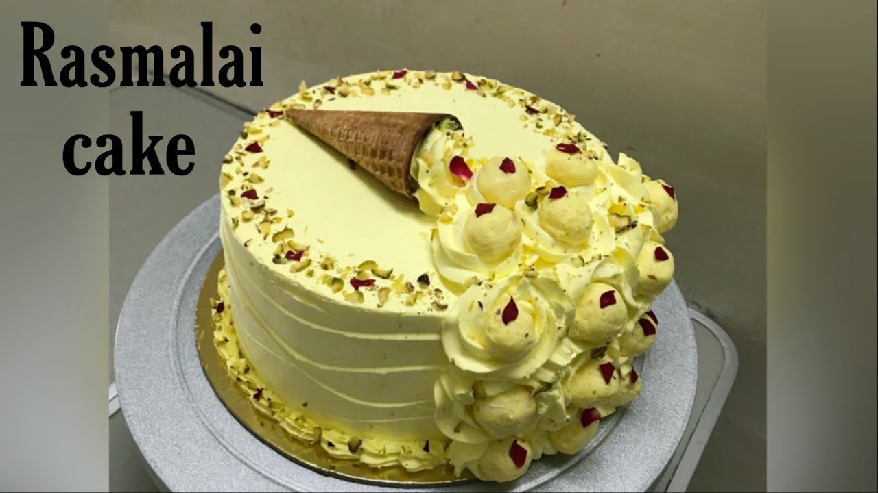 Rasmalai Cake with customised designs