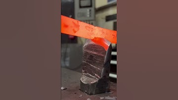 Anvil Knife!!! #blacksmith #satisfying #viral #forged #asmr #maker #shorts