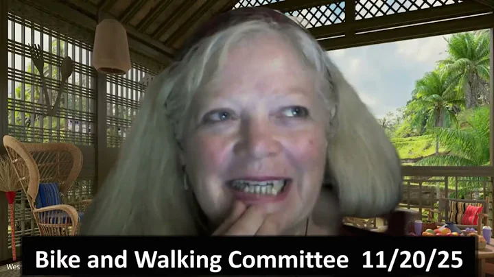Bike and Walking Path Committee   November 20, 2025
