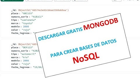 Creación y manipulación de bases de datos NoSQL