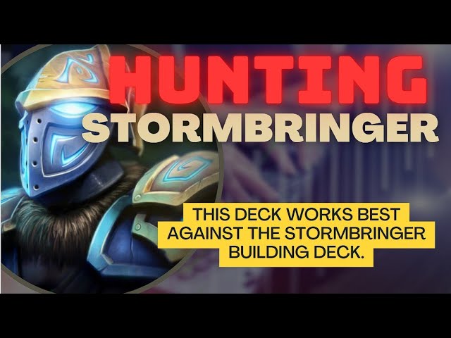 Defeat The Stormbringer Building Deck 2024