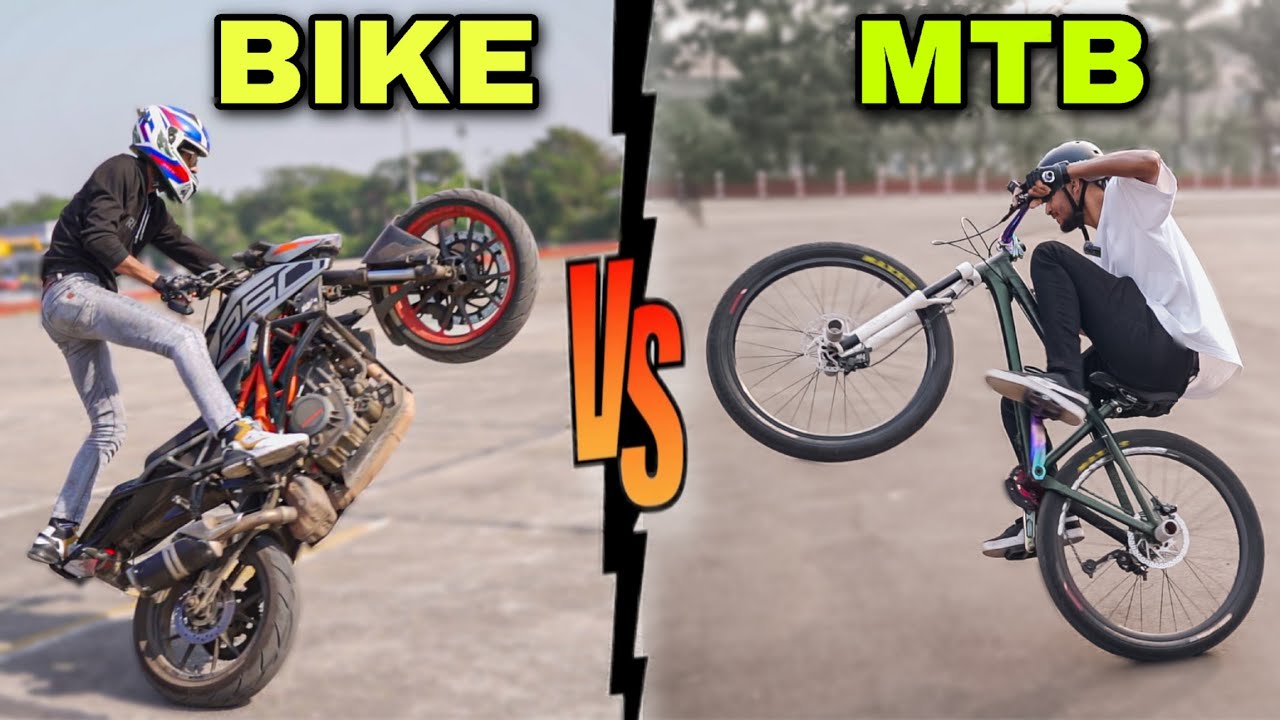 EPIC STUNT RIVALRY | Motorbike Madness vs. Cycle Skills Showdown