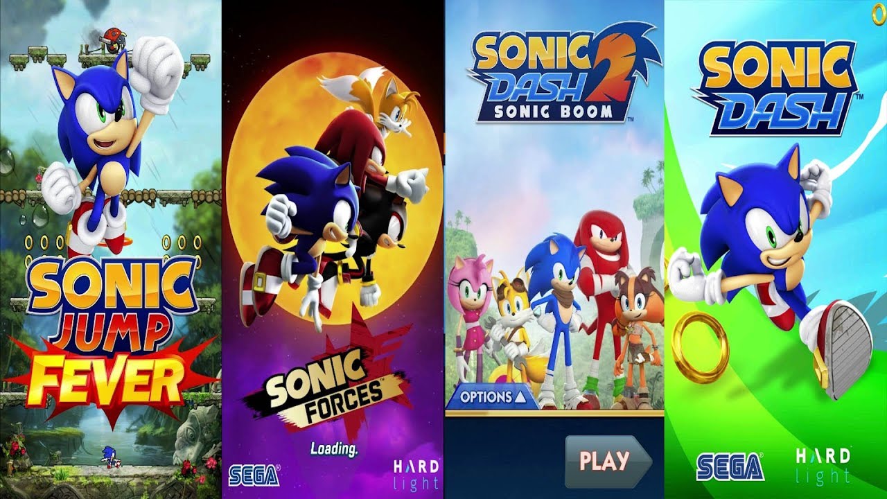 Sonic Jump Fever Vs Sonic Forces Vs Sonic Dash 2 Sonic Boom Vs Sonic ...