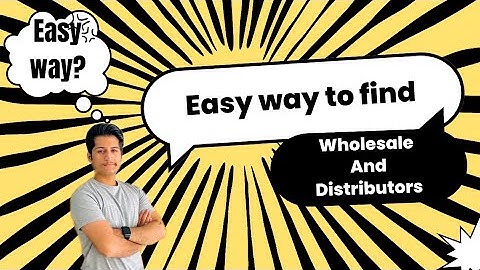 Easy ways to find wholesalers and distributors for Amazon FBA Wholesale | Ecommerce by team86