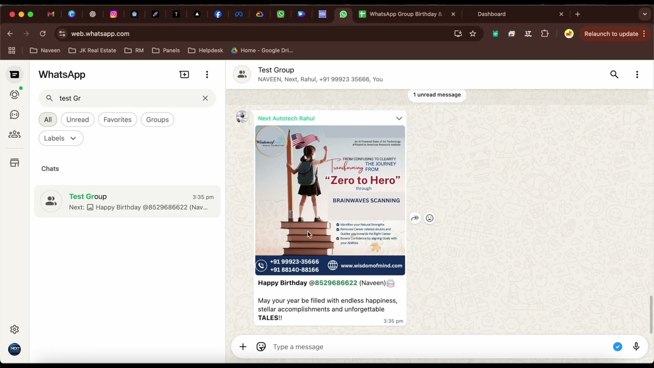 🚀 Next Autotech Presents || WhatsApp Group Automation API 🚀 || Bulk Group Messaging 