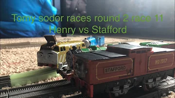 Tomy sodor races round 2 race 11 Henry vs Stafford