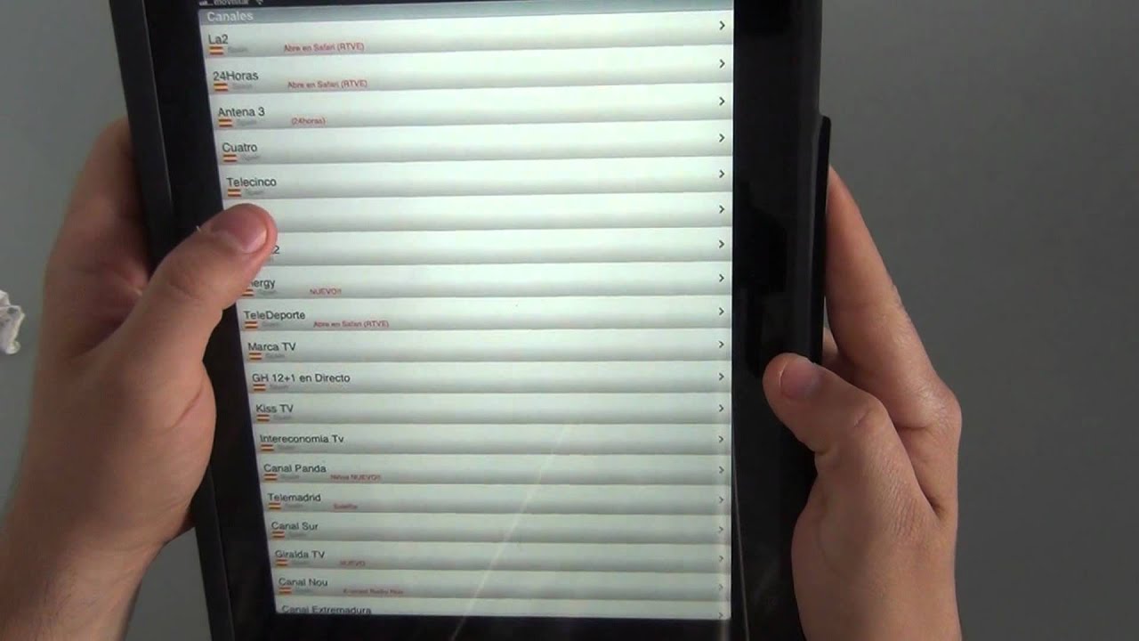 Cómo ver televisión desde el iPad YouTube