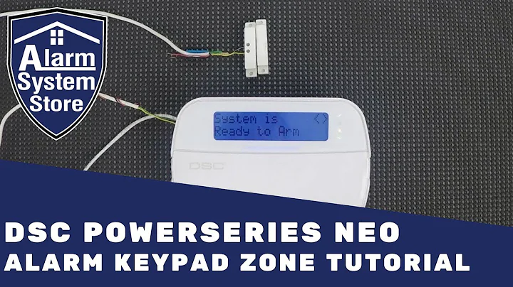 Dsc PowerSeries Neo Alarm Keypad Zone Instructions - Alarm System Store