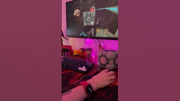 THE CAKE IS A LIE, CUBE IS LOVE #portal #walkthrough #gaming videogames #gamer #shorts #gamergirl