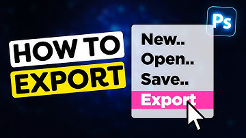 How To EXPORT Project Files (Adobe Photoshop Tutorial)
